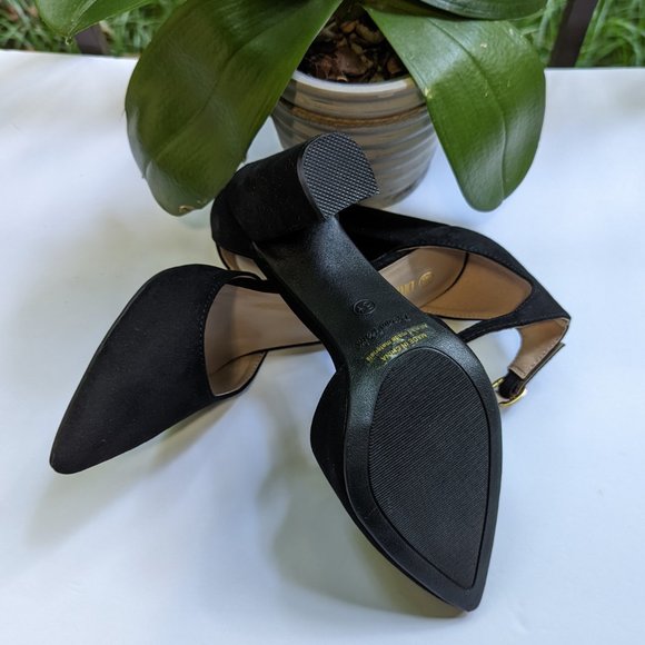 DREAM PAIRS Coco Pointed Toe High Heels Pumps in Black Suede Size 8.5 NWOT - Picture 6 of 8